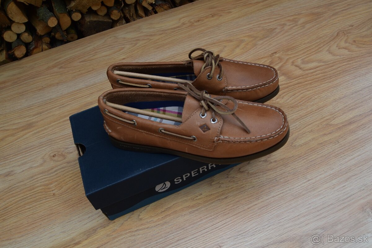 Dámske kožené mokasíny SPERRY, v. 39 - nové - 6