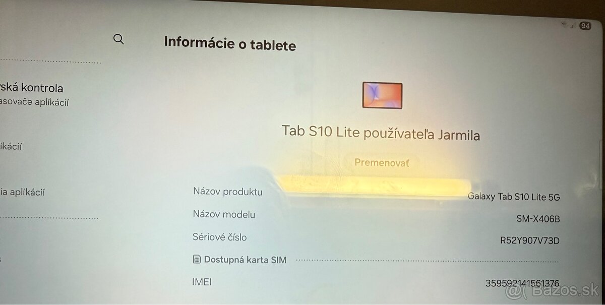 Samsung Tab S10 Lite 158GB Úplne nový - 6