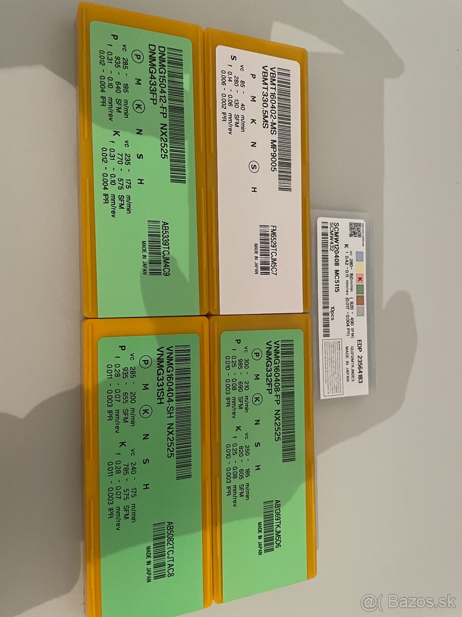 Rezné plátky, Karbidove doštičky, Tvrdokov - 6