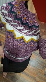 Zateplena zimna sukna HIGH MOUNTAIN sveter OLD NAVY M/L - 6