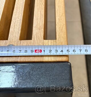 Dubova lavicka 134cm x 51cm x 45 cm (sedák) ŠxVxH - 6