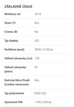 Predám smart televízor LG - 6
