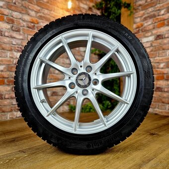 Alu R17 5x112 orig. Mercedes A+B+CLA + zimné 205/50R17 - 6