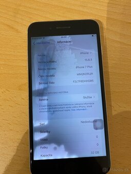 Predám iPhone 7 Plus 32GB na náhradné diely. - 6