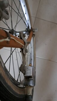 Starožitný skladací bicykel v pôvodnom stave - 6