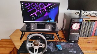 Herná Pc zostava + volant s pedálmi - 6