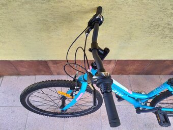 Dievčenský bicykel Galaxy 24", tyrkys - 6