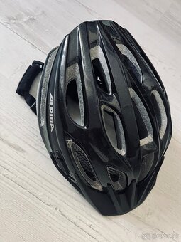 Alpina cyklistická prilba čierna - 6