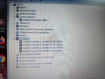 Hp elitebook 2560p + Intel core i5 + 4gb ram + Windows 7 - 6