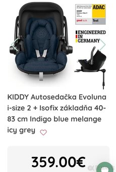 EASYWALKER Jimmey Pine Green set XXL + KIDDY Evoluna 2 - 6