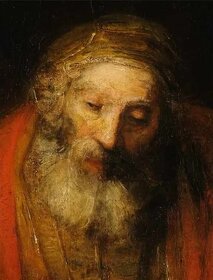 Stará kópia umeleckého diela od Rembrandt - Olejomaľba - ART - 6
