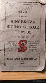 šijaci stroj Singer r.v 1924, - 6