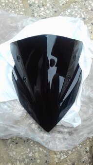 Veterný štít na Kawasaki z400 - 6