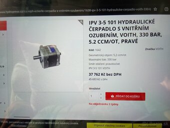 Hydraulické čerpadlo voith - 6