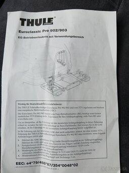 Nosič byciklov THULE na ťažné zariadenie (guľu) - 6