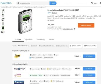 8 TB Seagate Barracuda, Fólia - Záruka - 6