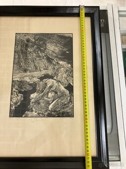 Originálna grafika I.Rumanského – „In Captivitate Babylonis“ - 6