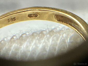 zlatý dámsky prsteň - 6