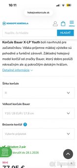 Detske korcule na lad Bauer - 6