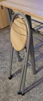 Predam barovy stôl a 2ks stolička - 6