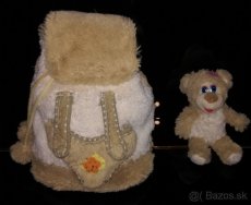 Detský batoh s hračkou - medvedíkom - 6