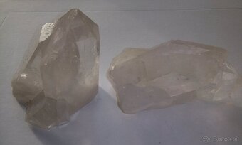 2x 350 g horský krištáľ, drúza - 6