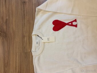 Sveter Ami Paris biely - 6