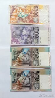 Tuzexove bony 9 ks a slovenské bankovky - 6