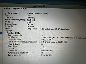Pocitac Apple MacBook Air 11" Procesor i5 - 6