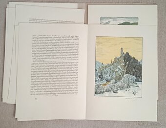 Karel Vik, súbor drevorytov Slovensko 1, 2, 3 - 6