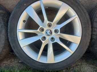 5x112 7Jx17 ET49 - originálne disky ŠKODA model TRIUS - 6