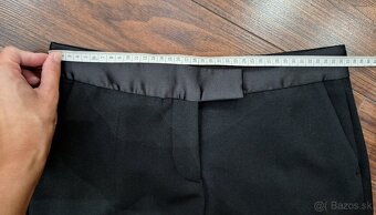 Zara čierne elegantné nohavice vel.Xs - 6