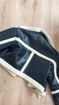 Tepla kožená bunda - XS/S - 6