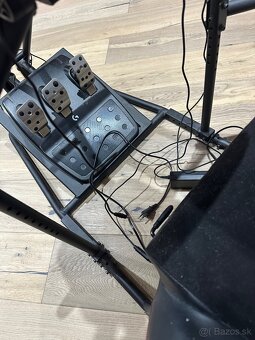 Predám sim racing set – sedačka GT RACER + volant Logitech - 6