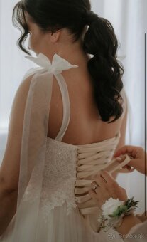 Svadobné šaty Magic Bride, kruh, závoj - 6