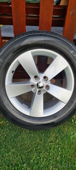 ORIGINAL DISKY SKODA 5x112 R17 + LETNE 215/65 R17 - 6