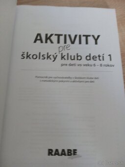 Kniha Aktivity pre školský klub detí. - 6