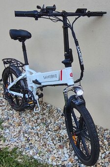 Skladací elektrický bicykel 250W 48V 20 kolesá - 6