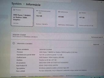 ASUS Zenbook 14 OLED model 2025 s Ryzen 7 procesorom 8 gener - 6