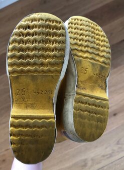 ————-Žlté unisex gumáky Bergstein, 25, 3.70 E———- - 6