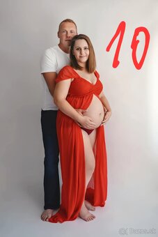 Tehotenské saty na fotenie - 6