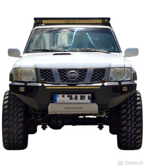 Predný pevnostný nárazník Nissan Patrol Y61 - 6