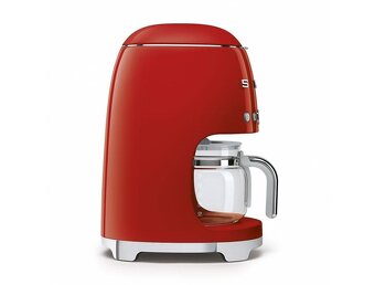 Originálny SMEG kávovar na prekvapkávanú kávu (červený) - 6