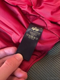 Alpha Industries Bomber Bunda Zelena - 6