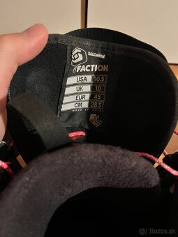 Snowboardové topánky Salomon faction – výborný stav - 6