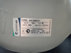 Ventilatory CK Priemer 160/200/250/315 - 6