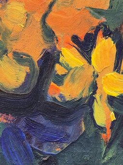 Originál Gabriela Schillerova kytica- akademicka maliarka - 6