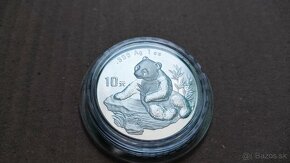 China Panda strieborne mince - 6