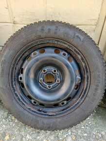 Zimné pneu 185/60 R15 + plech disky 5x100 6Jx15 H2 ET38 - 6