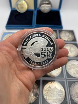 Investičné striebro zberateľstvo medaily medaila Ag - 6